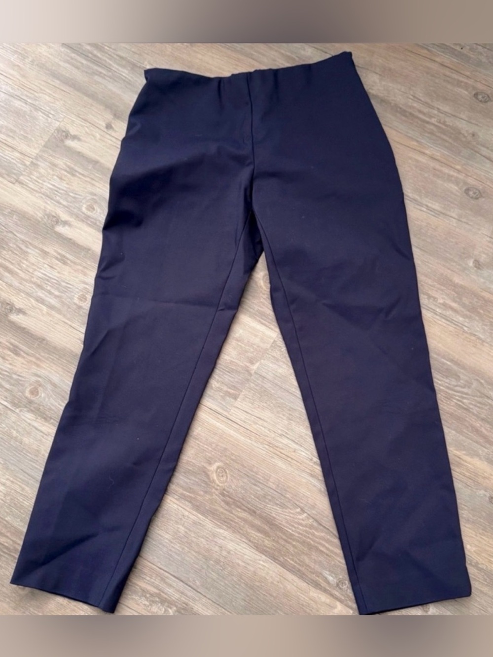 DKNY Slim Straight Leg Navy Blue Trousers Size 6
